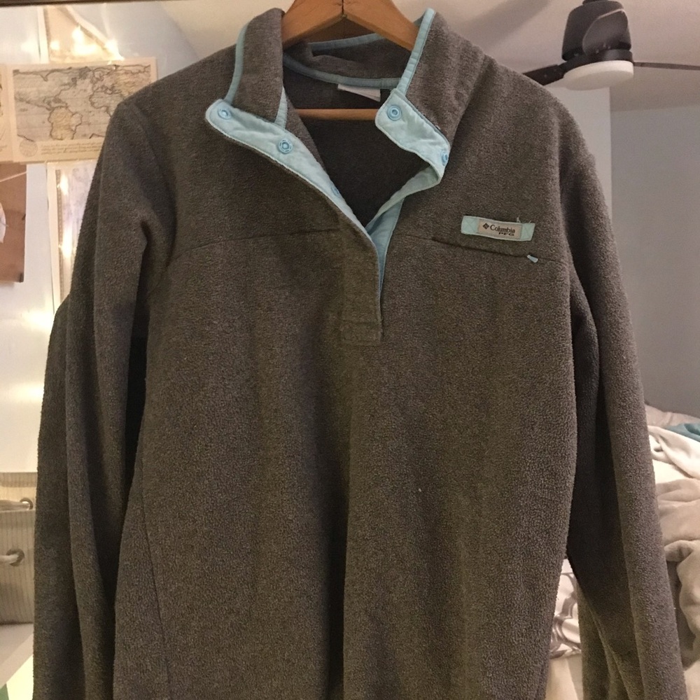 Columbia Quarter Zip- Sherpa